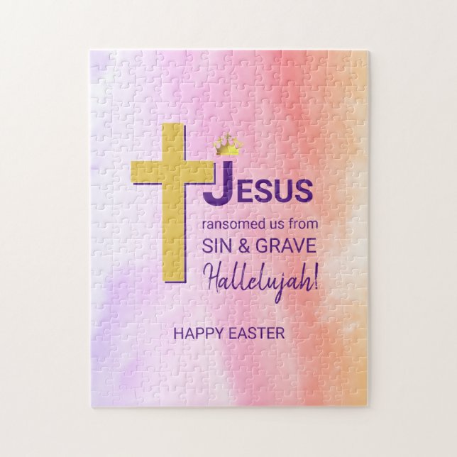 Puzzle Acuarela JESÚS RANSOMÓ Pascua Cristiana Estadounid (Vertical)