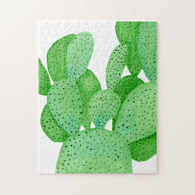 Puzzle Acuarela Pear Cactus (Vertical)