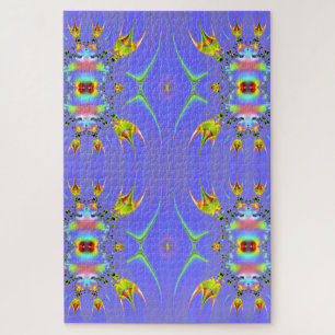 Puzzle Acuario de Angelfish Fractal Resumen Arte