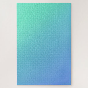 Puzzle Acuario de verano - Gradiente Verde azulado simple