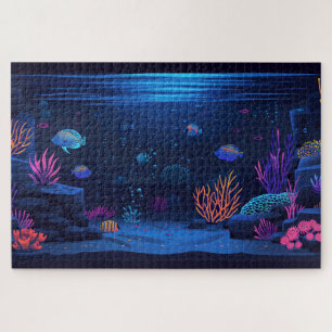 Puzzle Acuario oscuro