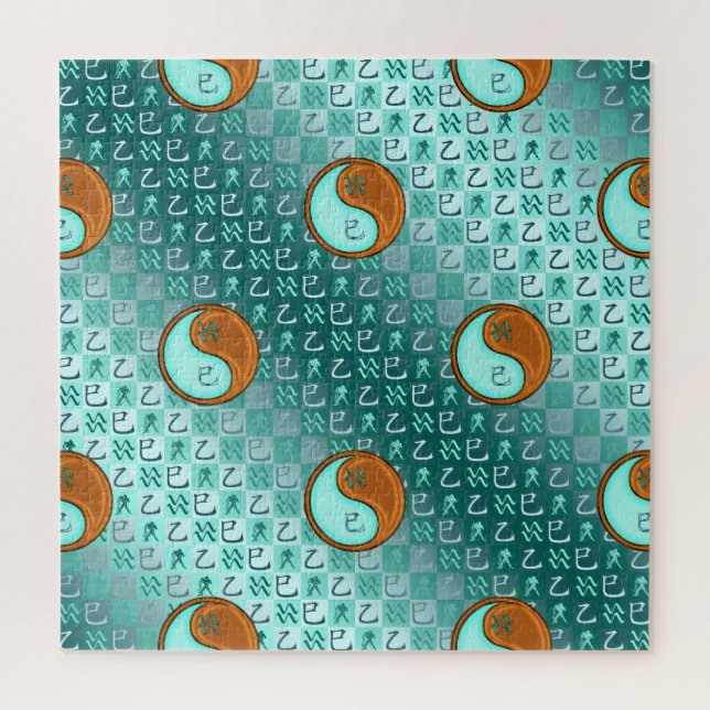 Puzzle Acuario & Serpiente de Madera (Vertical)