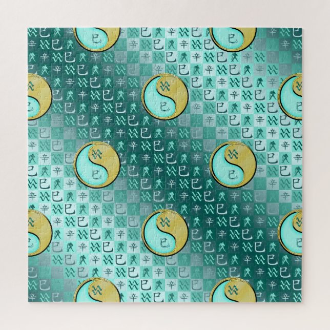 Puzzle Acuario & Serpiente de Metal (Vertical)