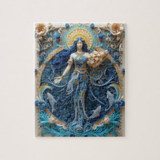Puzzle Acuario Visionario Portador de Agua - Quilling de