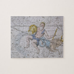 Puzzle Acuario y Capricornio, "de un atlas celestial",