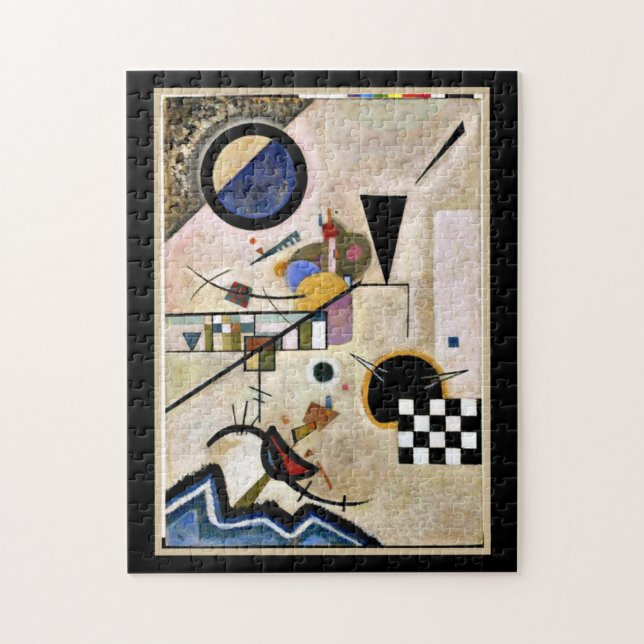 Puzzle Acuerdos opuestos, arte abstracto de Kandinsky (Vertical)