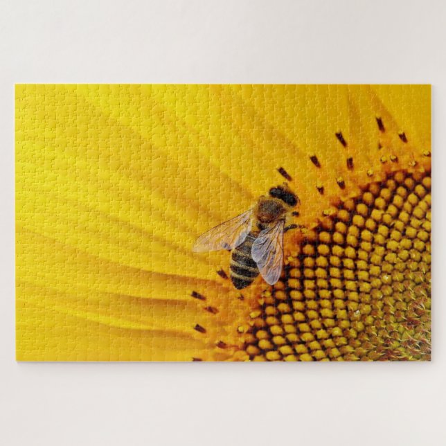 Puzzle Adentro de un girasol (Horizontal)