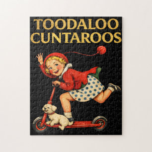 Puzzle Adiós Cuntaroos Humor Divertido Sarcástico Retro
