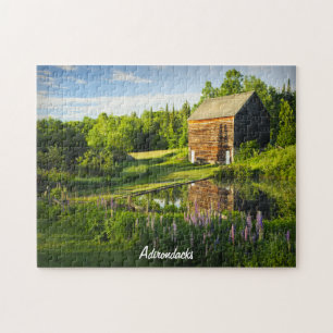 Puzzle Adirondacks de Primavera de Barno Vintage, N.Y. Fo