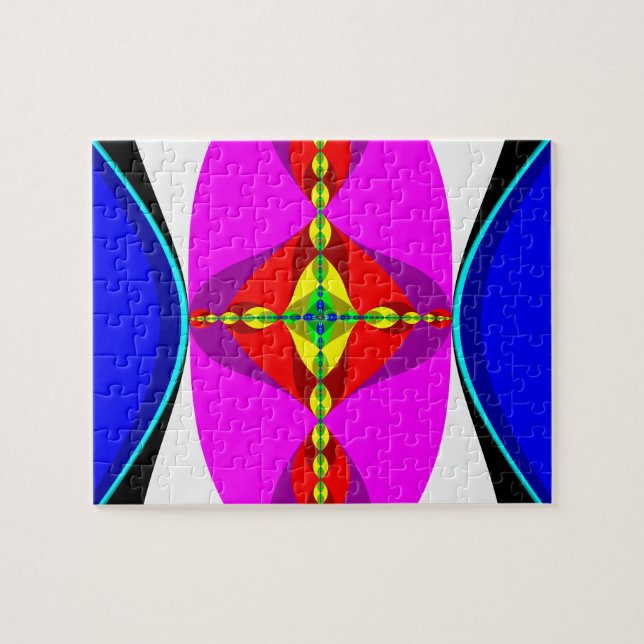 Puzzle ADN - Arte fractal (Horizontal)