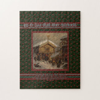 Puzzle Adolph Tidemand Norsk juleskikk