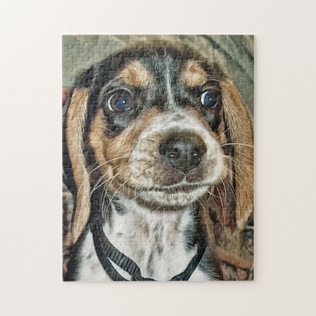 Puzzle Adorable Beagle Puppy (Vertical)