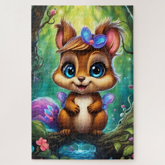 Puzzle Adorable bébé écureuil (Vertical)