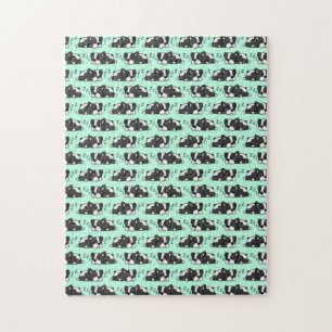 Puzzle Adorable Boston Terrier ZZZ Regalos para Amantes d