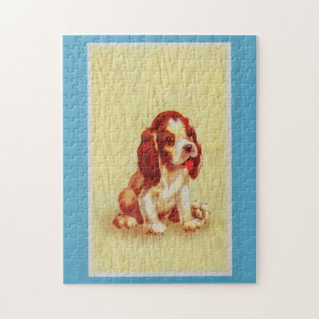 Puzzle adorable cachorro beagle (Vertical)