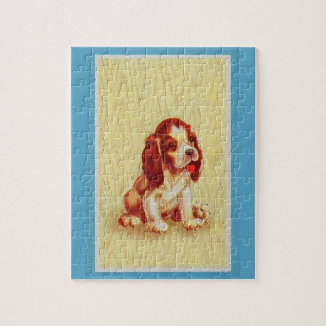 Puzzle adorable cachorro beagle (Vertical)