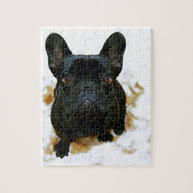 Puzzle ¡Adorable Cachorro de Bulldog francés! (Vertical)