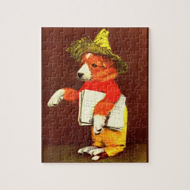Puzzle adorable perrito (Vertical)
