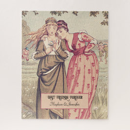 Puzzle Adorables amigos victorianos personalizan los best