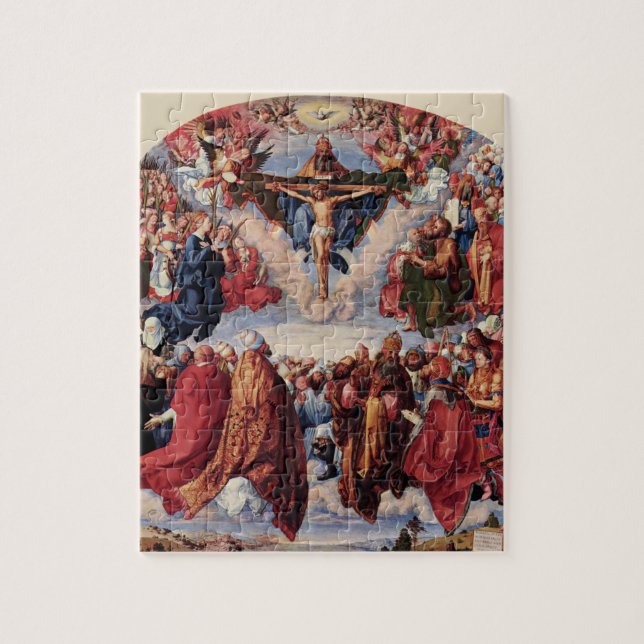 Puzzle Adoración de la Trinidad por Albrecht Durer, 1511 (Vertical)