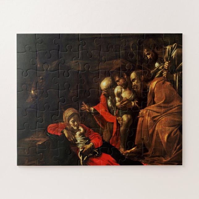 Puzzle Adoración de los Pastores (Caravaggio) (Horizontal)
