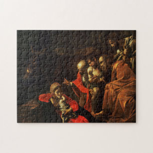 Puzzle Adoración de los Pastores (Caravaggio)