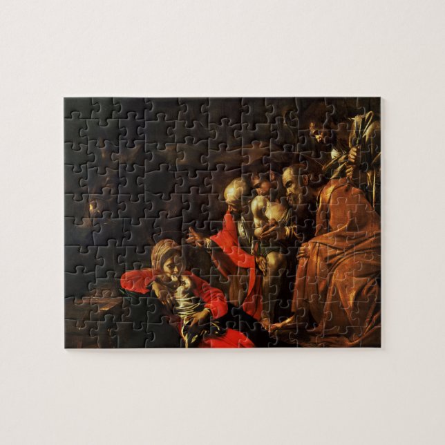Puzzle Adoración de los Pastores (Caravaggio) (Horizontal)