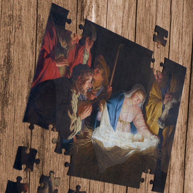 Puzzle Adoración de los pastores - Honorífico - Navidades (Subido por el creador)