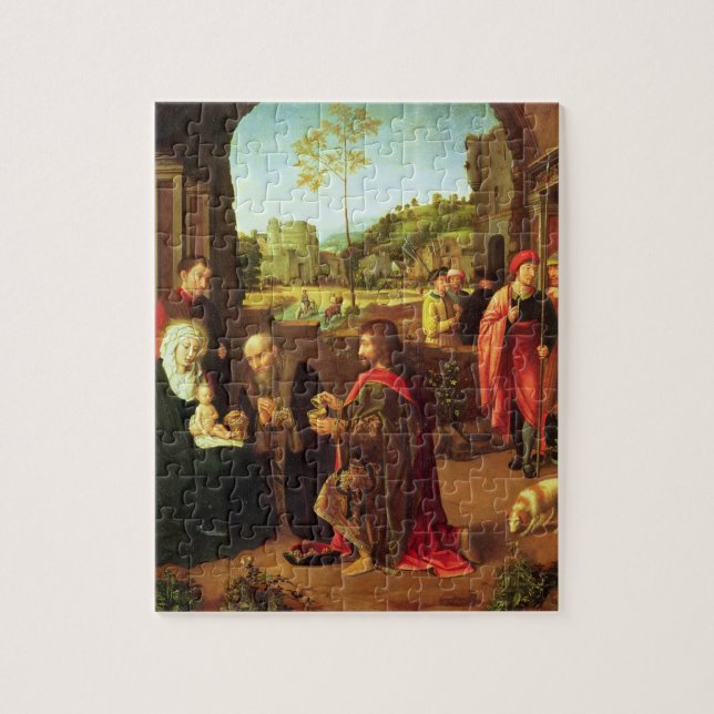 Puzzle Adoración de unos de los reyes magos (Vertical)