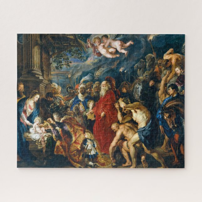 Puzzle Adoración del Magi | Peter Paul Rubens | (Horizontal)