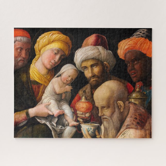 Puzzle Adoración del Magi por Andrea Mantegna (Horizontal)