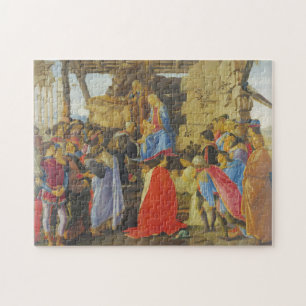 Puzzle Adoración del Magi por Sandro Botticelli 1475