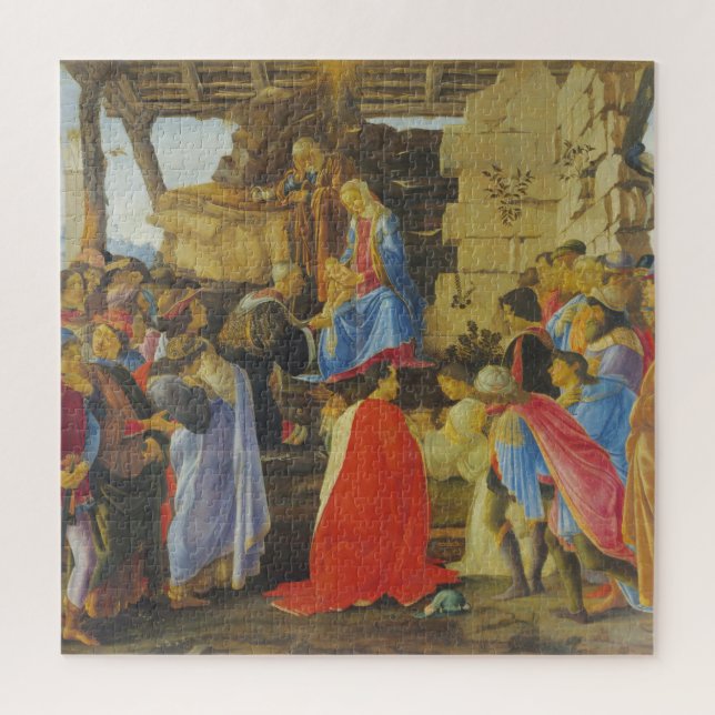 Puzzle Adoración del Magi por Sandro Botticelli 1475 (Vertical)