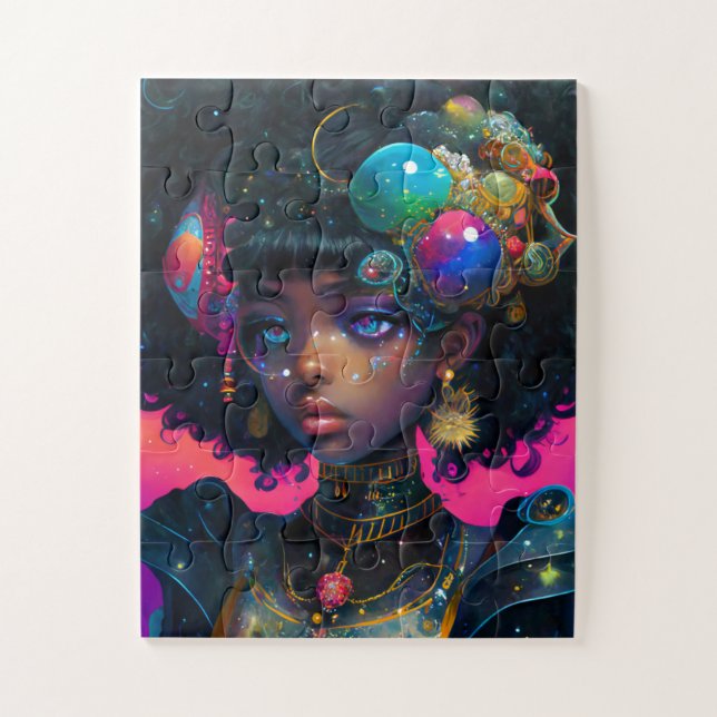 Puzzle Adorned Knight (Vertical)