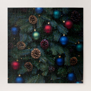 Puzzle Adornos Clásicos Elegantes para Árbol de Navidad