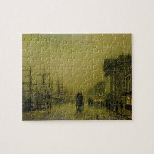 Puzzle Aduanas H de los muelles de Juan Atkinson Grimshaw