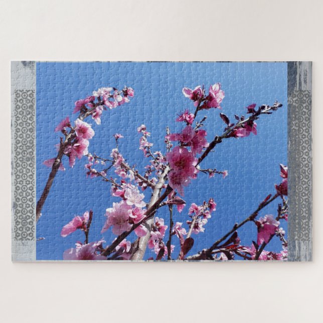 Puzzle Adulto con flores de cerezo (Horizontal)