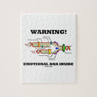 Puzzle ¡Advertencia! Interior emocional de la DNA