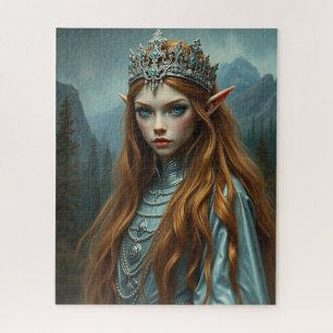 Puzzle Aelithra, Corona del Velo – Reina Elfa Fantasía
