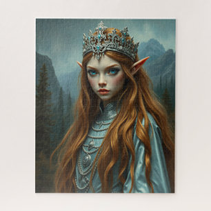 Puzzle Aelithra, Corona del Velo – Reina Élfica Fantasía