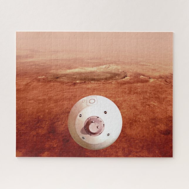 Puzzle Aeródromo Con Perseverancia Rover Descent To Mars (Horizontal)