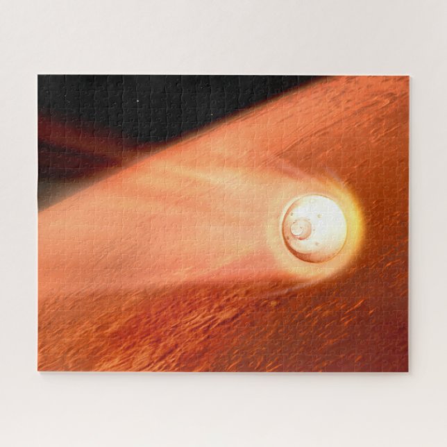 Puzzle Aeródromo Con Perseverancia Rover Descent To Mars (Horizontal)