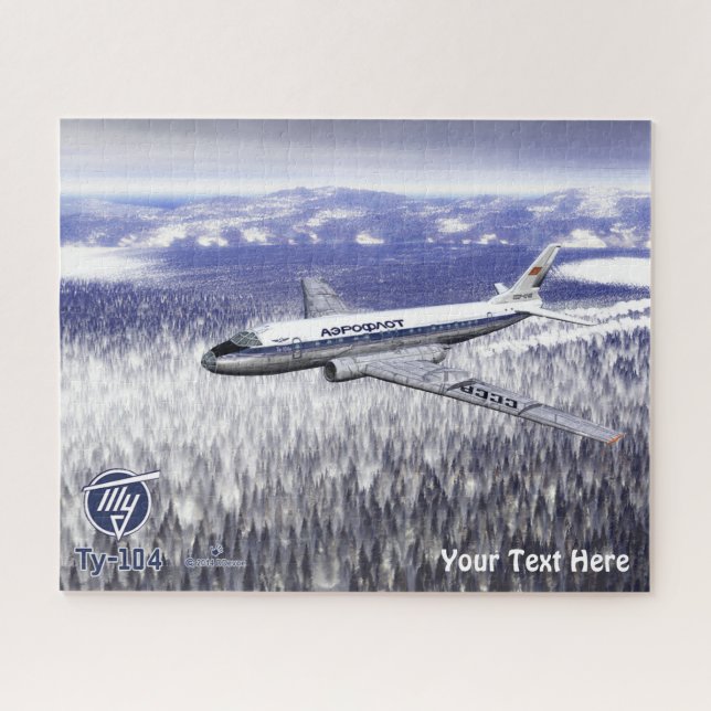 Puzzle Aerolínea Tupolev (Т у п о е) Tu-104 (Horizontal)