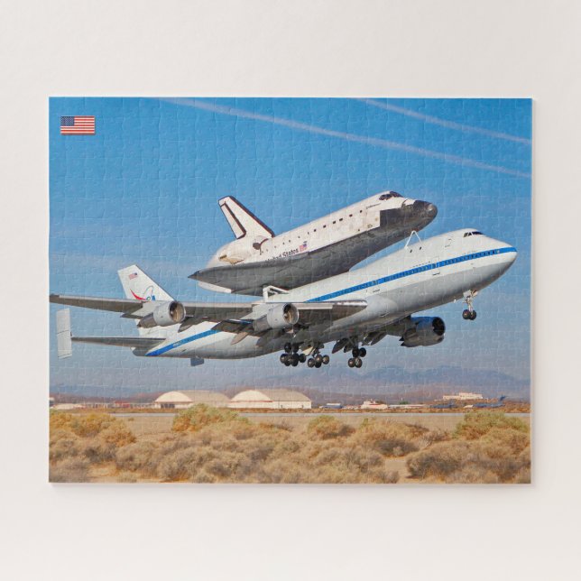 Puzzle AERONAVE DE 747 TRANSPORTE ESPACIAL (16x20 pulgada (Horizontal)