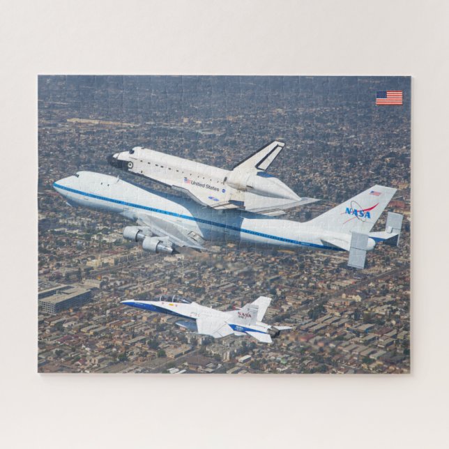 Puzzle AERONAVE DE 747 TRANSPORTE ESPACIAL (16x20 pulgada (Horizontal)