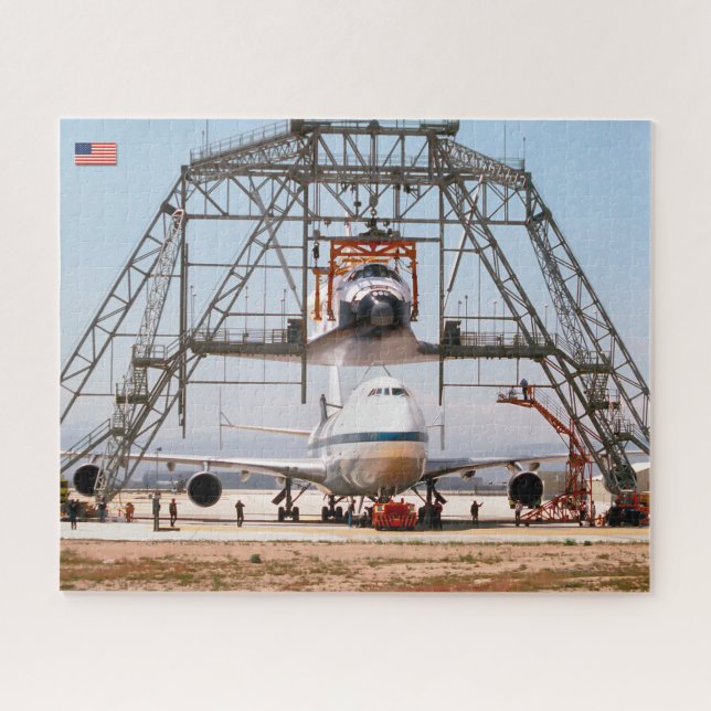 Puzzle AERONAVE DE 747 TRANSPORTE ESPACIAL (16x20 pulgada (Horizontal)