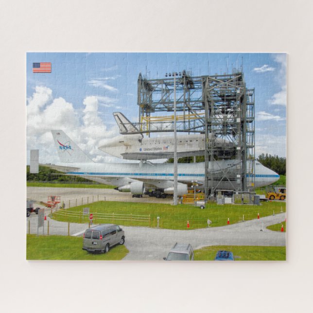 Puzzle AERONAVE DE 747 TRANSPORTE ESPACIAL (16x20 pulgada (Horizontal)