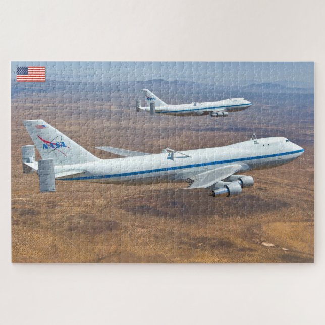 Puzzle AERONAVE DE 747 TRANSPORTE ESPACIAL (20 x 30 PULGA (Horizontal)