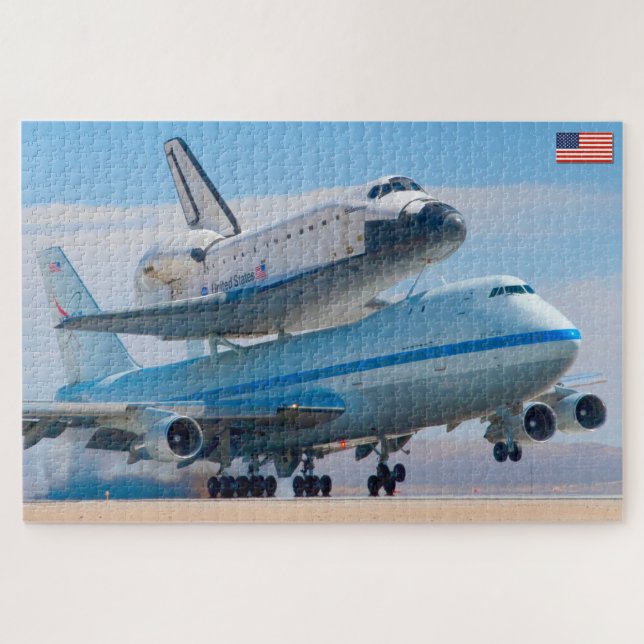 Puzzle AERONAVE DE 747 TRANSPORTE ESPACIAL (20 x 30 PULGA (Horizontal)