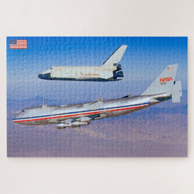 Puzzle AERONAVE DE 747 TRANSPORTE ESPACIAL (20 x 30 PULGA (Horizontal)